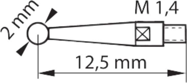 Actual product image Tesa Dial test indicator TESATAST ± 0.1 mm / 01810009 (mm)