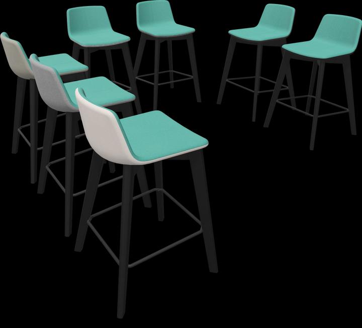 Actual product image Narbutas Twist & Sit Bar Stool
