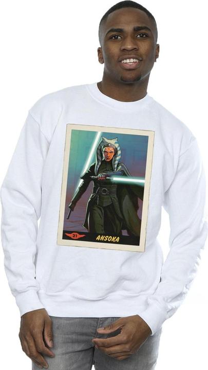 Actual product image Star Wars Mens The Mandalorian Ahsoka Sweatshirt (4XL)