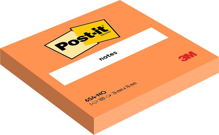 Actual product image Post-it Neon (76 x 76 mm)