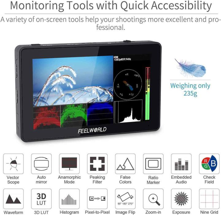 Immagine prodotto Feelworld F6 PLUS V2 (6", Full HD)