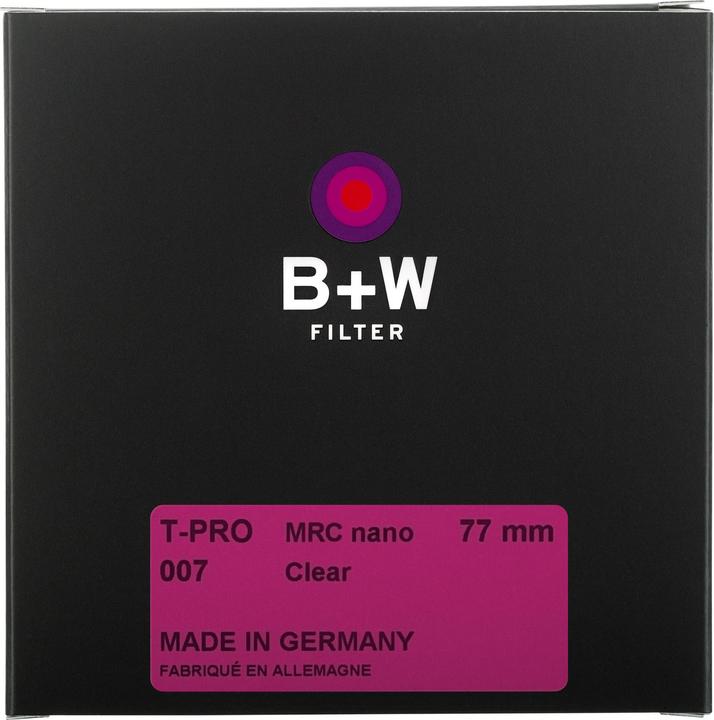Actual product image B+W T-Pro 007 Clear MRC nano (39 mm, Protection filter)