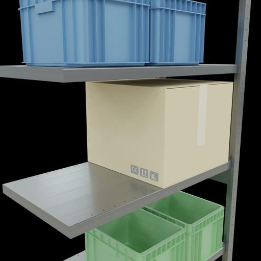 Image du produit Schulte Lagertechnik Système enfichable Élément suivant MULTIplus250 avec traverse de longueur