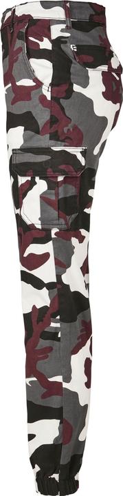 Actual product image Urban Classics Ladies High Waist Camo Cargo Pants (26)