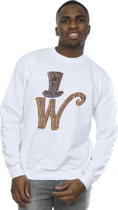 Produktbild Willy Wonka & the Chocolate Factory W Logo Hat Sweatshirt (L)