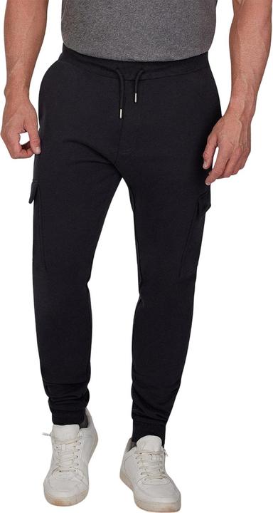 Raging Bull Mens Cuffed Ankle Cargo Jogging Bottoms