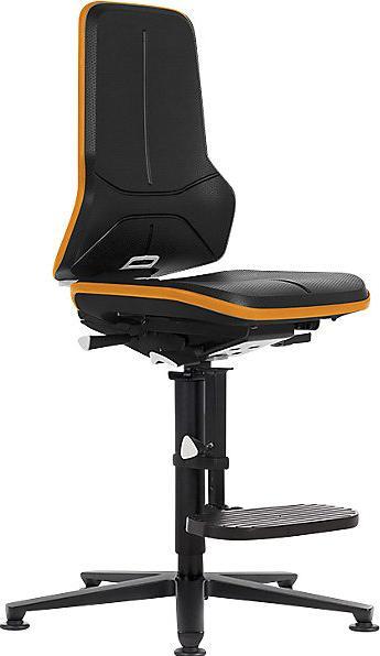 Actual product image Bimos NEON industrial swivel chair, with step-up support