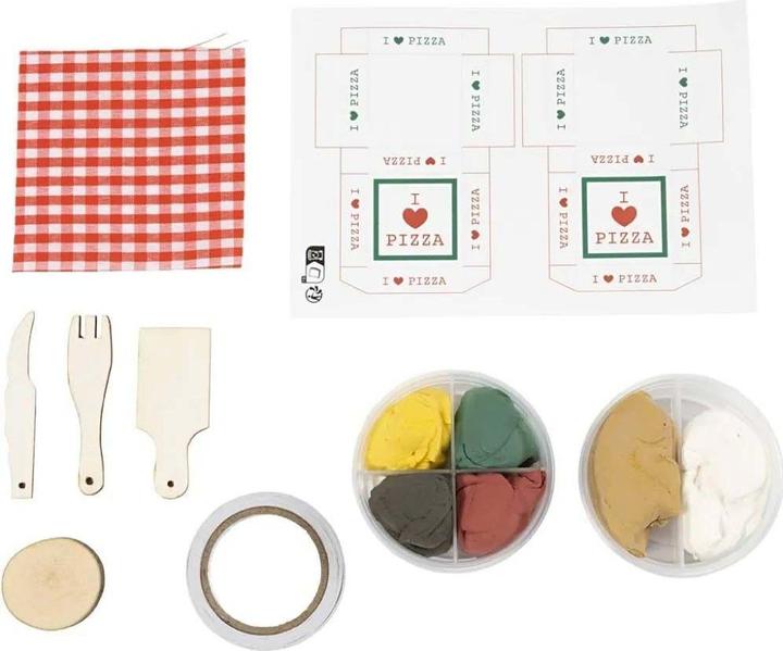 Actual product image Creativ Company Mini Paraphernalia Elf Door / Secret Santa Door Scene Pizza