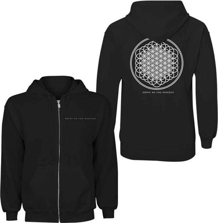 Produktbild Bring Me The Horizon Flower of Life Back Print (Zipper-Hoodie) (XL)