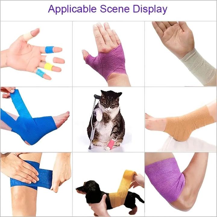 Immagine prodotto ASMI 2 Stück selbsthaftender elastischer Pflasterverband (2 x)