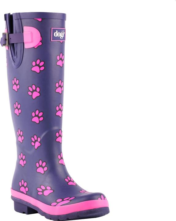 Actual product image Lazy Dogz Cookie paw pattern wellies (40)
