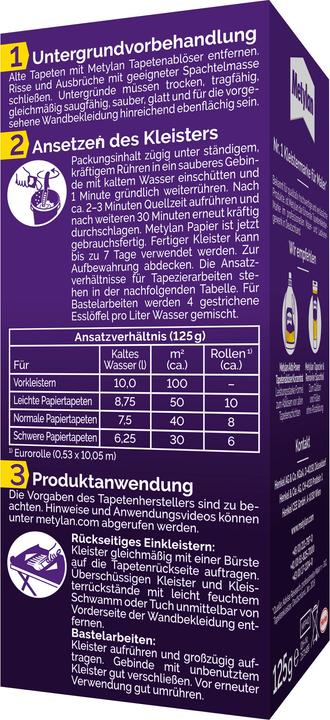 Actual product image Metylan Wallpaper paste (125 g, 1000 ml)