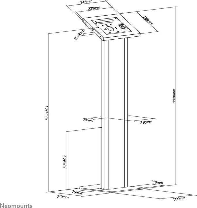 Actual product image Neomounts Floor stand