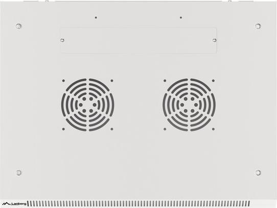 Actual product image Lanberg Wall rack 19 " 9U 600X450mm gray (9 RU, 19 inch rack)