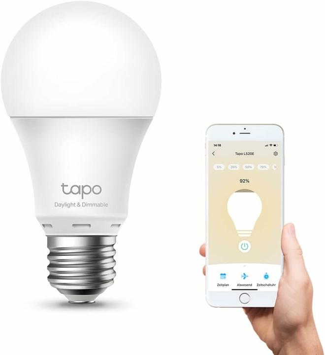 Energie-Label TP-Link Tapo (E27, 8 W, 806 lm, 1 x, F)