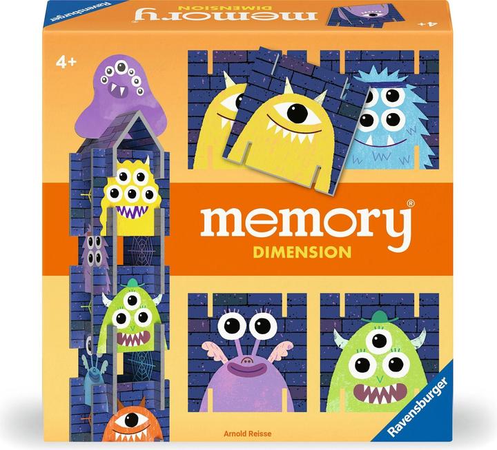 Image du produit Ravensburger 22467 - memory® Dimension. Le jeu classique memory® avec une valeur ajoutée attrayante. Pour (Allemand, Espagnol, Français, Néerlandais, Italien, Portugais, Anglais)