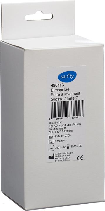 Image du produit Sanity Seringue à poire Gr7 143ml en deux parties