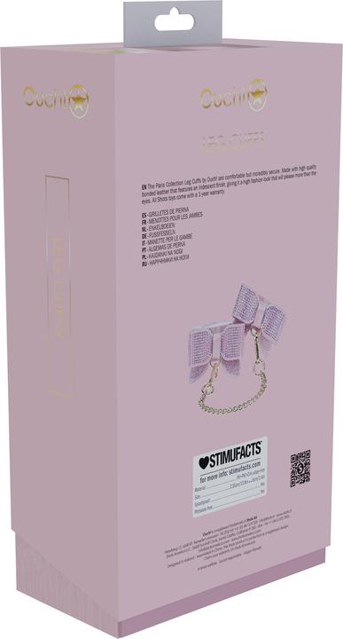 Productafbeelding Ouch! Paris Collection - Leg Cuffs - Pink