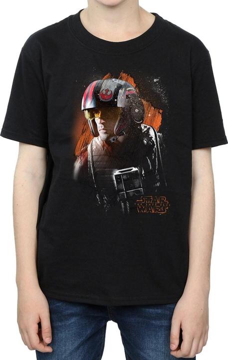 Image du produit Star Wars - T-shirt THE LAST JEDI POE DAMERON BRUSHED - Garçon (128)