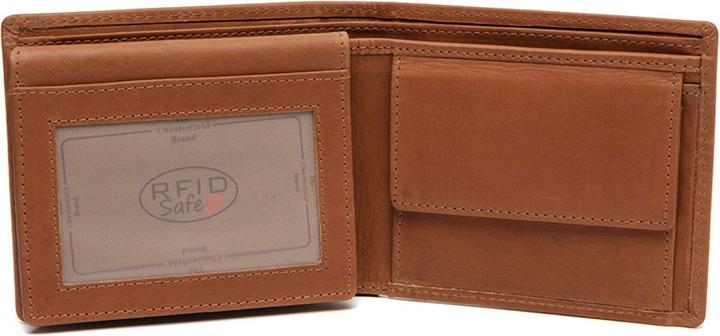 Actual product image The Chesterfield Brand Wax Pull Up wallet RFID protection leather 11 cm