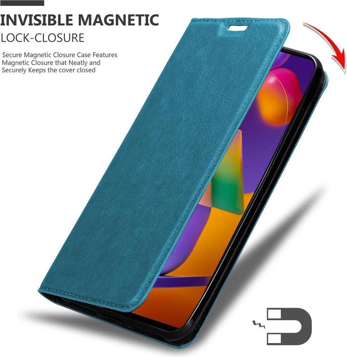 Actual product image Cadorabo Book Invis. Magnet sleeve (Samsung Galaxy M31s)
