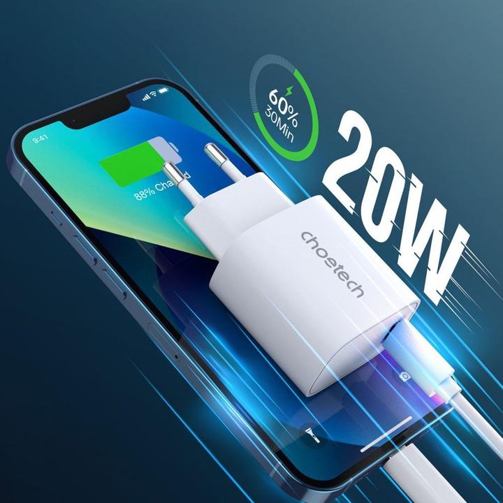 Immagine prodotto Choetech Set di ricarica Q5004 20W PD per iPhone 12/13 (2 pezzi) (20 W)