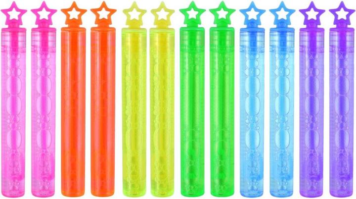 Actual product image Henbrandt 12 Bunte Sterne Seifenblasen 4ml