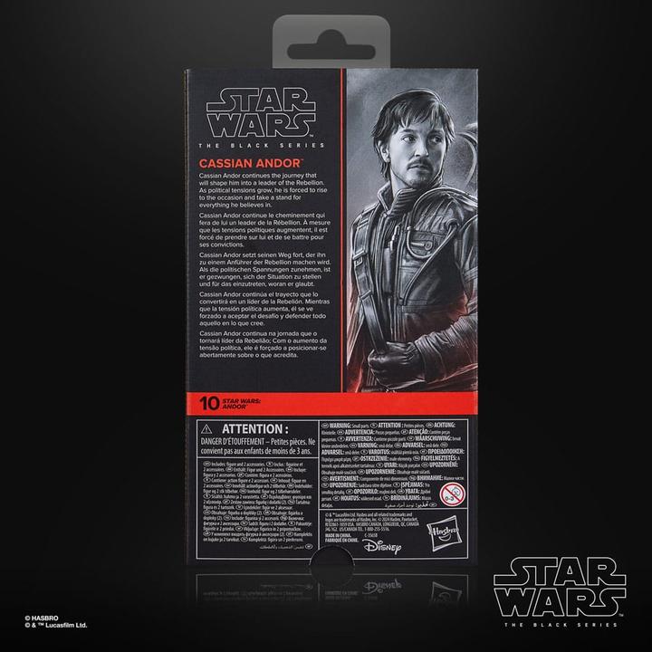Actual product image Hasbro Star Wars: Andor Black Series action figure Cassian Andor 15 cm