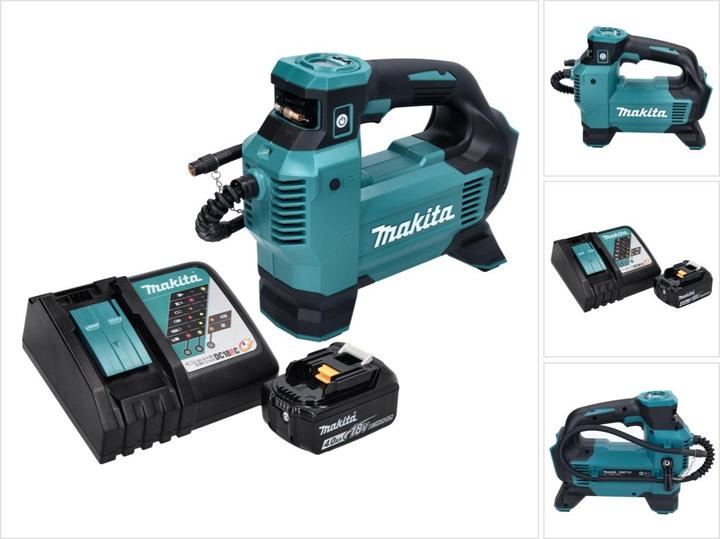 Image du produit Makita DMP 181 RM1 Compresseur sur batterie 18 V 11,1 bar + 1x batterie 4,0 Ah + chargeur