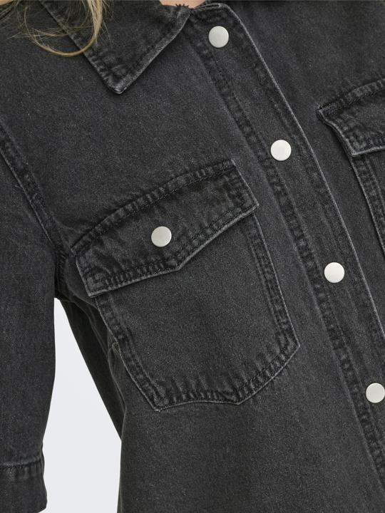 Immagine prodotto Only Vestibilità regolare colletto camicia abito corto abito denim (XS)