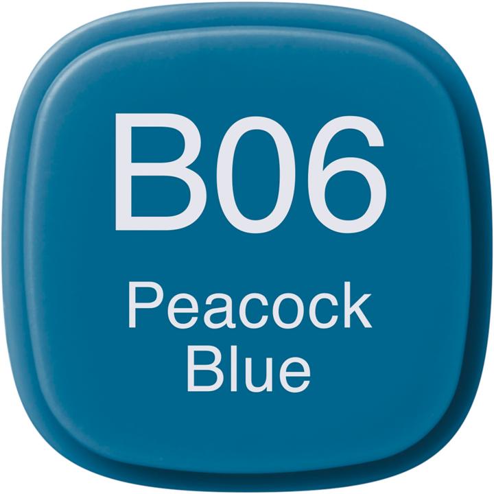 Actual product image Copic Graphic marker Classic type B - 06 (B06 - Peacock Blue, 1 x)