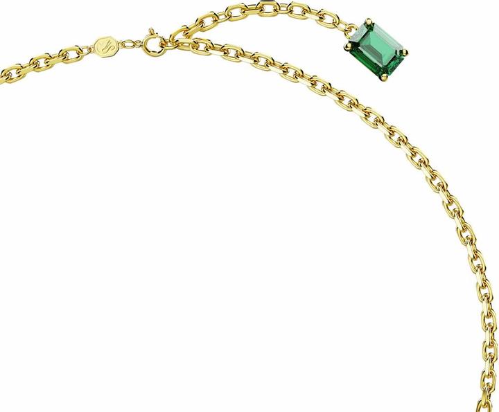 Actual product image Swarovski Millenia Necklace Various Cuts Green Gold (Metal with gold alloy coating, 80 cm)