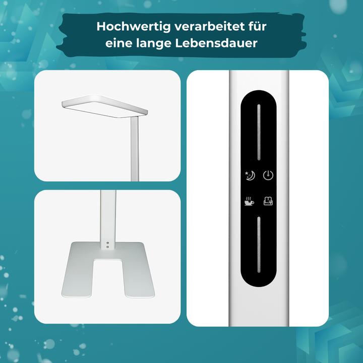 Immagine prodotto Luxula LED Büro-Stehleuchte, Up/Down, weiss (7000 lm)