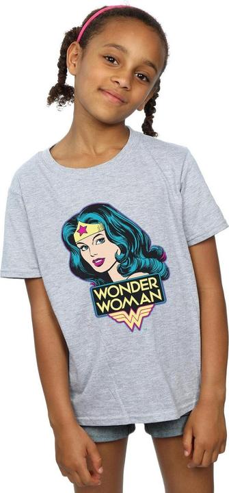 Produktbild Wonder Woman Mädchen Kopf TShirt (152, 158)