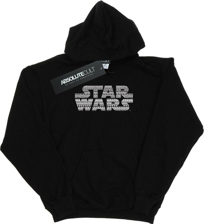 Produktbild Star Wars Aztec Logo Mono Kapuzenpullover (L)