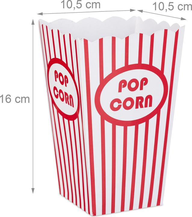 Actual product image Relaxdays 72x popcorn bags (72 x)