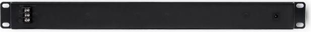 Actual product image Qoltec 54477 Patch Panel RACK 48V 24 ports Passive PoE Injector 1000m Black (Proprietary 48V)