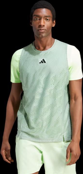 adidas Tennis Pro Layering Tee Silver/Green Man