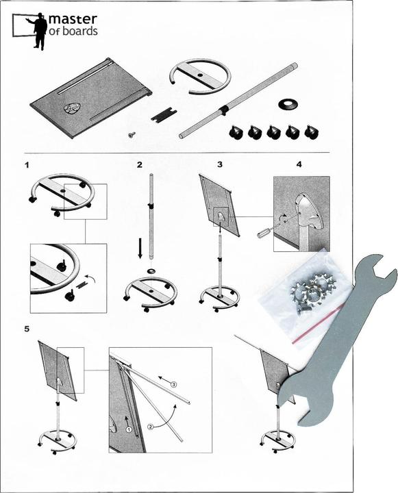 Immagine prodotto Master of Boards Flipchart Shark Premium