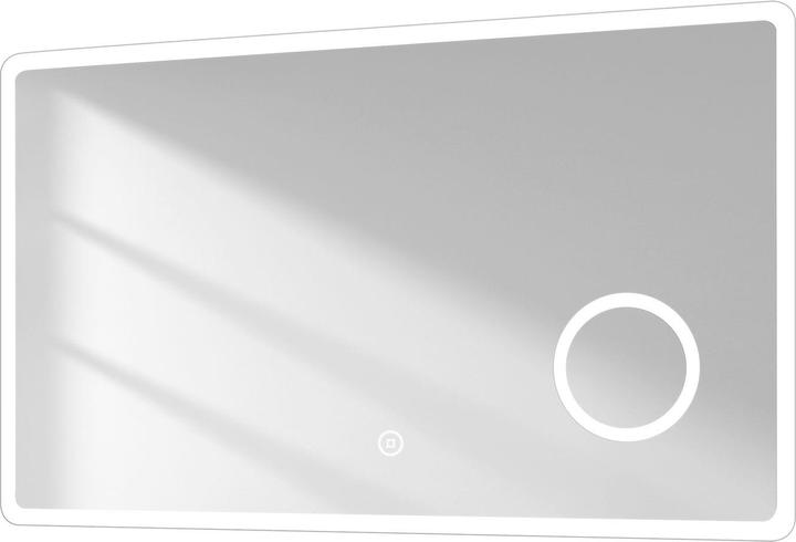 Actual product image Emke Bathroom Mirror With Lighting 100*60cm, 3X Magnification, Cool-White6500K, Dimmable,Touch Switch (100 x 60 cm)