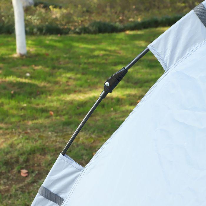Actual product image Swisshandel24 Camping tent 3-4 person tent family tent dome tent 210T PU 3000mm easy setup steel gla (Dome tent, 4 persons)