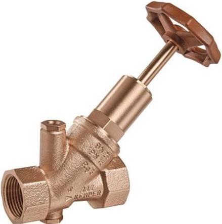 Actual product image Kemper EA combi contra valve socket/sleeve 1" PN16 rødgods