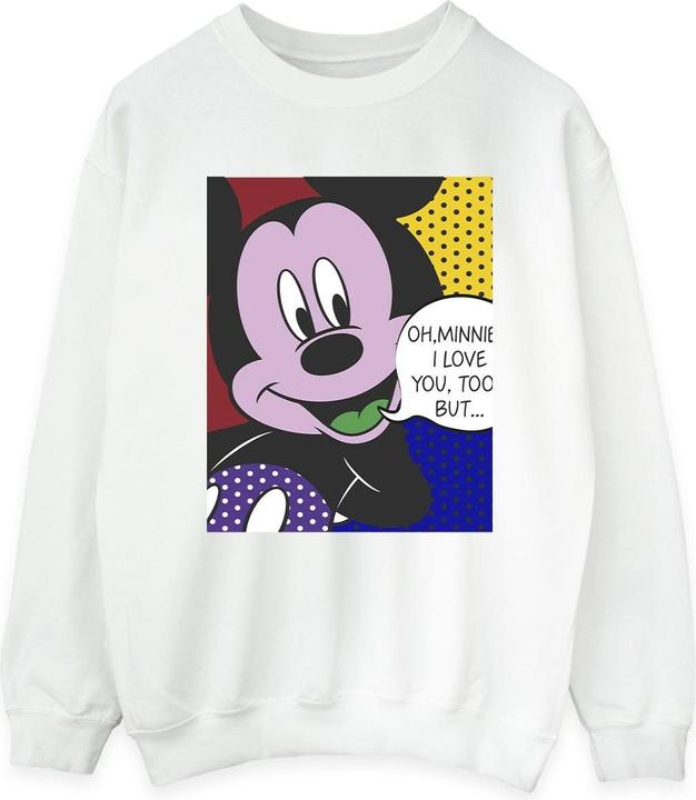 Disney Mickey Mouse Oh Minnie Pop Art Sweatshirt (XL)