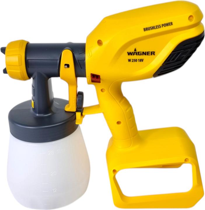 Actual product image W250 18V Akku-Farbsprühpistole 18 V Fördermenge (max.) 250 ml/min