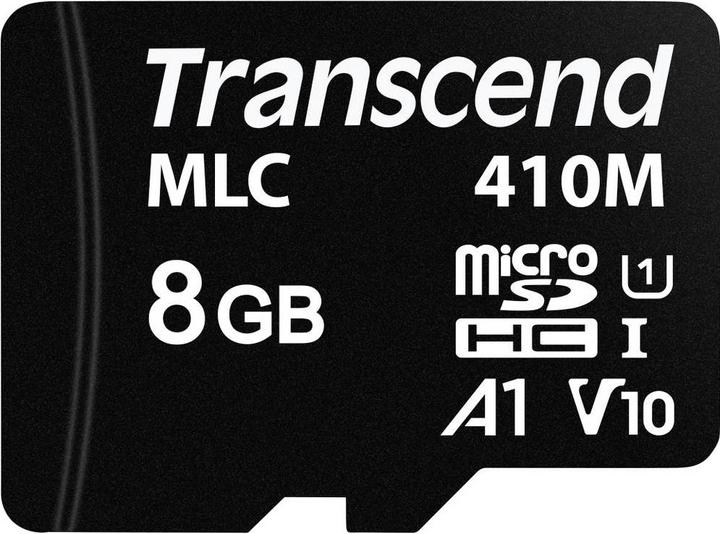 Produktbild Transcend 410M Flash-Speicherkarte (8 GB, microSDHC, U1, UHS-I)