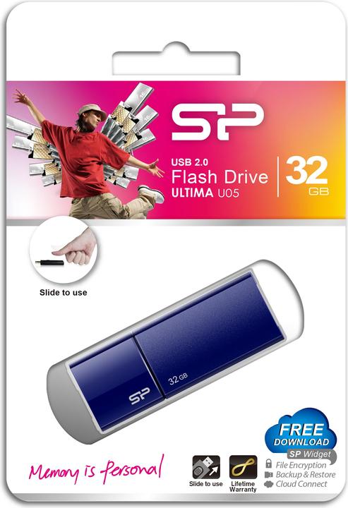 Actual product image Silicon Power Ultima U05 - USB Flash Drive (32 GB, USB-A)