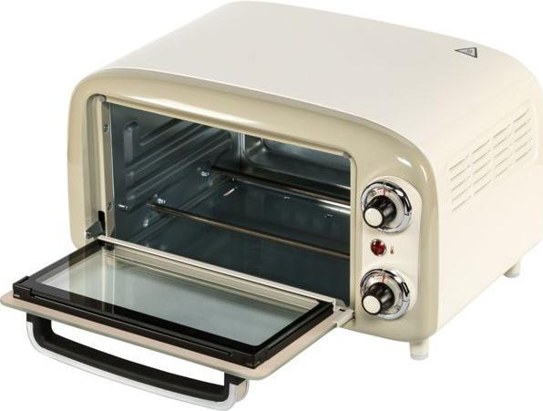 Produktbild Ariete Mini-Backofen Vintage Beige (weiss/hellgrün, 800 Watt, 10 Liter)