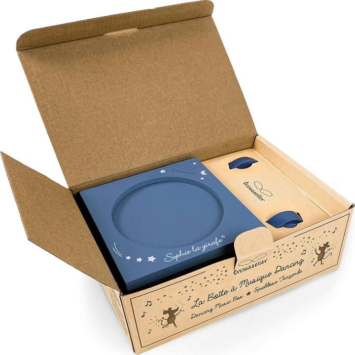 Actual product image Trousselier Music Box with Dancing Giraffes, Milky Way Magnetic