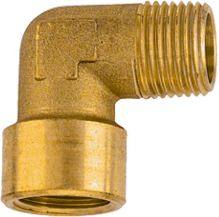 Actual product image Riegler Elbow inside/outside G/R 1/4 SW 13 Brass blank