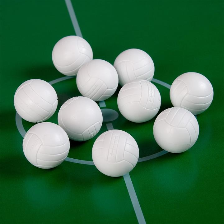 Immagine prodotto Games Planet Calcio balilla, 10 palline da calcio balilla, bianco